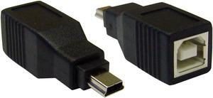 USB B Female / USB Mini-B 5pin Male Adaptor