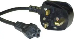 England / UK Power Cord for NoteBook, Polarized, with Fuse, 6 ft