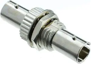 Fiber Optic Coupler, ST/ST Female, Simplex, Metal Housing
