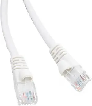 Cat6 Ethernet Patch Cable Snag-less/Molded Boot 4 foot - White