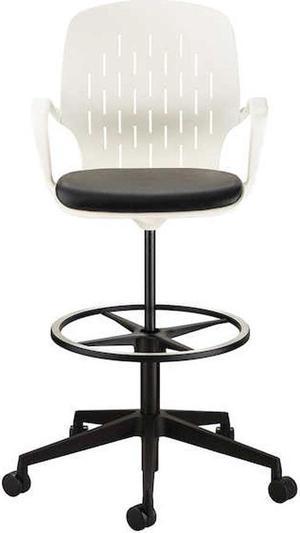 Safco Shell Extended-Height Chair White