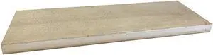 Foster 24" Solid Wood Horizontal Wall Shelf - Distressed White