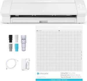 Silhouette Cameo 4 Plus - 15 Inch Version - 15" Cutting Mat, Power Cords, Built in Roll Feeder, Silhouette Studio Software