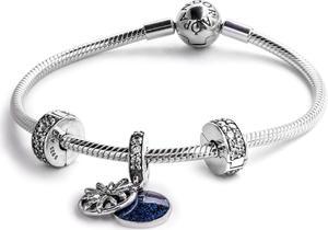 PANDORA Dazzling Wishes Bracelet Gift Set Size 17