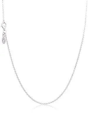 PANDORA Sterling Silver Chain Necklace - Adjustable -