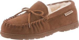 BEARPAW Womens Mindy Moccasin Slippers - Hickory