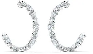 Swarovski Tennis Deluxe Hoop Earrings