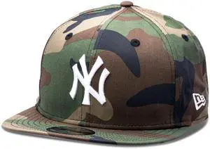 New Era 9Fifty MLB NY Yankees Basic Snapback Cap  - Adjustable - Green Camo