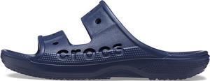 Crocs Unisex Baya Two-Strap Slide Sandals - Navy