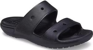 Crocs Unisex Classic Two-Strap Slide Sandals - Black
