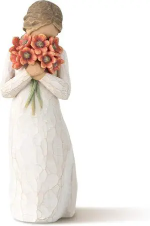 Willow Tree Surrounded by Love Sculpted Hand-Painted Figure