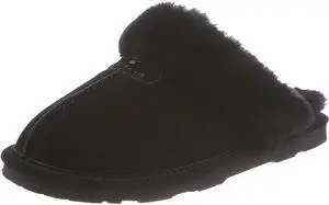 BEARPAW Womens Loki II Slide Slipper - Black