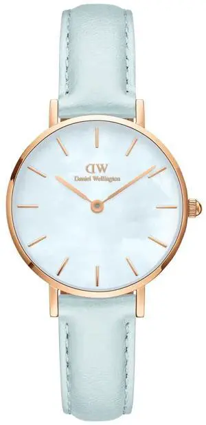 Daniel Wellington Petite Bluebell Blue MOP Rose Gold Ladies Watch