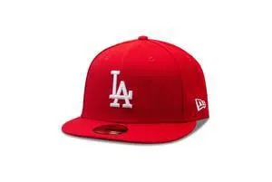 New Era MLB Basic Los Angeles Dodgers 59Fifty Fitted Baseball Cap - Scarlet Red