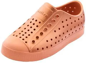 Native Jefferson Metallic Kids Shoes - Orange - C13
