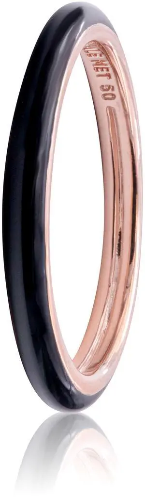 Pandora ME Black Enamel Ring