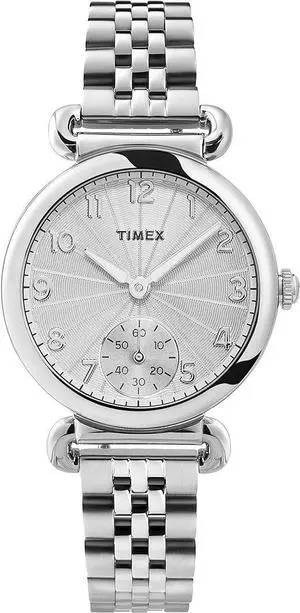 Timex Women's TW2T88800 Model 23 33mm Silver-Tone Stainless Steel Bracelet Watch