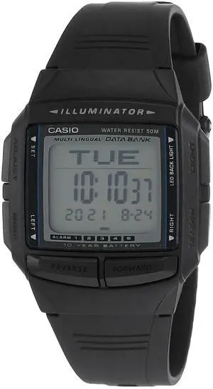 Casio Vintage Quartz Databank Mens Watch
