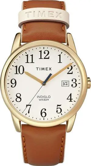 TIMEX Pay Leather 38MM Unisex Watch