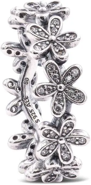PANDORA Dazzling Daisy Meadow Stackable Ring 190934CZ