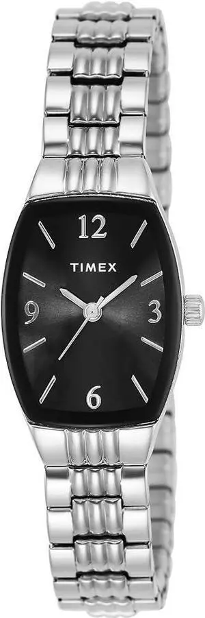 Timex Main Street Silver-Tone Expansion Ladies Watch