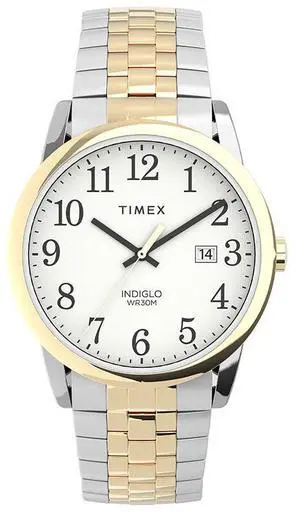 Timex Easy Reader 38mm Stainless Steel Expansion Mens Watch