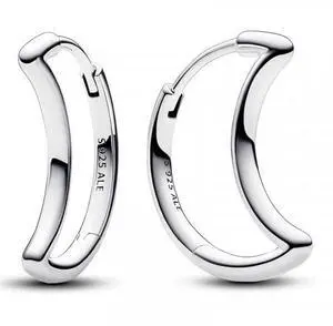 Pandora Moon Hoop Earrings