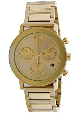 Movado Bold Evolution Gold Ion-Plated Mens Watch