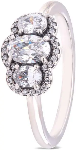Pandora Three Stone Vintage Ring