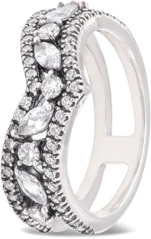 Pandora Sparkling Marquise Double Wishbone Ring - Pandora Sparkling Marquise Double Wishbone Ring -