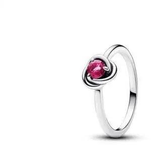 Pandora October Pink Eternity Circle Ring
