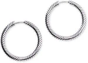 Pandora Moments Charm Hoop Earrings