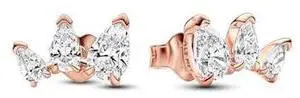 Pandora Sparkling Pear Stud Earrings