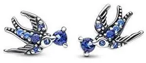 Pandora Sparkling Swallow Stud Earrings