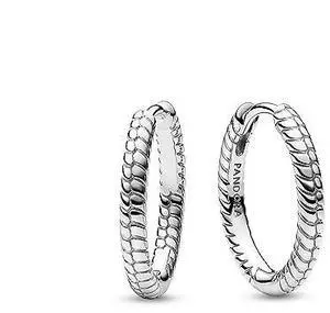 Pandora Moments Small Charm Hoop Earrings Pandora Moments Small Charm Hoop Earrings