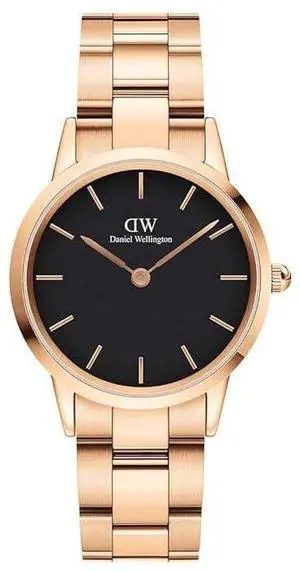 Daniel Wellington Iconic Link Rose Gold-Tone Ladies Watch