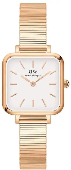 Daniel Wellington Quadro Studio Rose Gold-Tone Ladies Watch