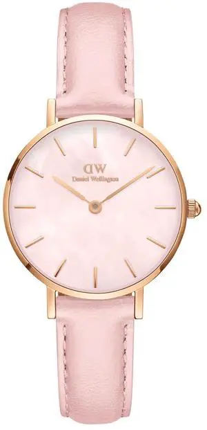 Daniel Wellington Petite Cherry Blossom Leather Ladies Watch