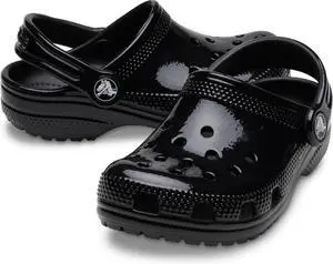 Crocs Kids Classic High Shine Clog - Black