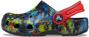Crocs Toddlers Classic Tie Dye Graphic Clog - Turq Tonic/Multi