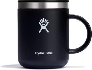 Hydro Flask Mug - Stainless Steel 12 Oz Tea Coffee Travel Mug - Vacuum Insulated - Black
