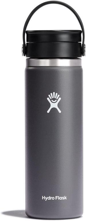 Hydro Flask Wide Mouth with Flex Sip Lid Insulated Water Bottle Travel Mug - 20 oz- Stone