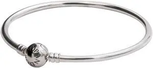 Pandora Moments Sterling Silver Charm Bangle 21CM - 590713-21