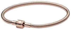 Pandora Moments Barrel Clasp Snake Chain Bracelet
