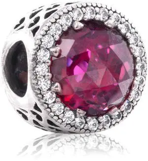 Pandora Cerise Radiant Hearts Charm - 791725NCC