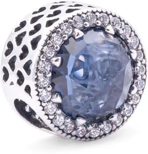 Pandora Midnight Blue Radiant Hearts Charm - 791725NMB - OEM