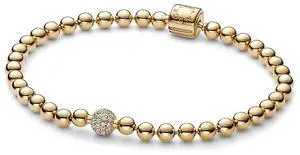 Pandora Beads & Pave Bracelet