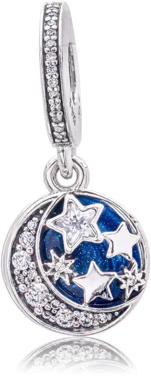Pandora Vintage Night Sky Pendant Charm - 791993CZ