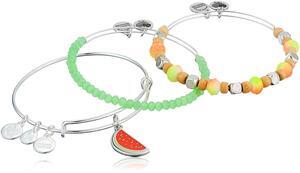Alex and Ani Color Infusion - One in a Melon Set of 3 Bracelet Expandable