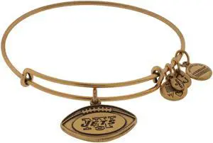 Alex and Ani NFL New York Jets Football Expandable Wire Bangle Bracelet -
